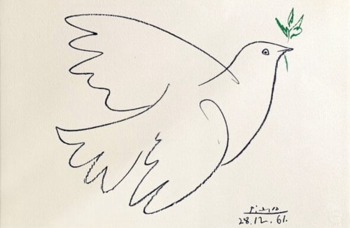 Pablo Picasso, Colombe Bleue, 1999