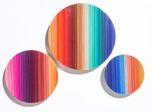 Jacqueline Bozon Be Around, 2024 paint, resin, bamboo 30-40-50 cm