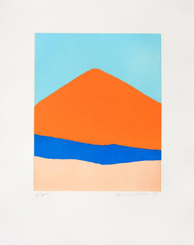 Etel Adnan Guatemala, 2017 Gravure 48 x 38 cm 30/35