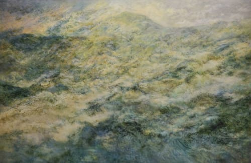 林煒翔 《清涼山》Refreshing Mountain, 2023 油彩、畫布 Oil on canvas 200 x 300 cm