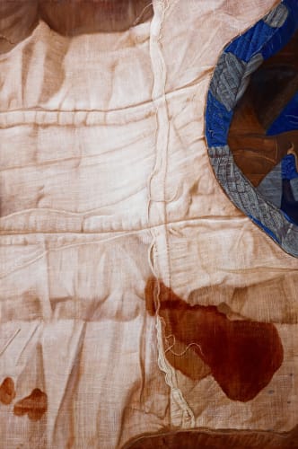 瑪莉娜．克魯斯 《污漬與陰影》 Stains and Shadows, 2014 油彩、畫布 Oil on canvas 153.5x101.8cm