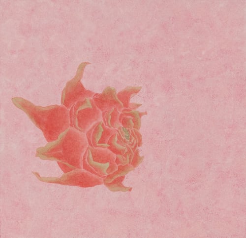 鍾舜文 《日常採集 ─紅龍果》 DailyCollecting-Dragon Fruit, 2015 紙本膠彩 Eastern gouache on paper 22.7×22cm