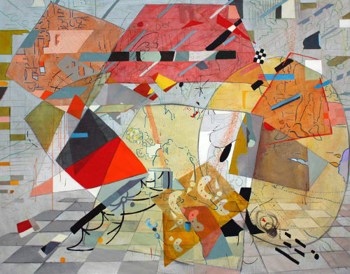 Alejandro Ospina Little Fires Everywhere, 2021 Oil on canvas 188 x 242 cm