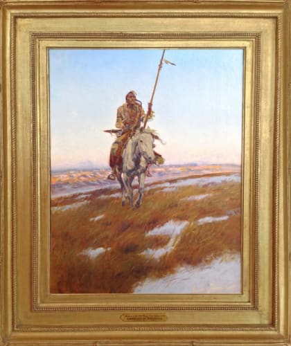 Charles Marion Russell, A Cree Indian, 1910