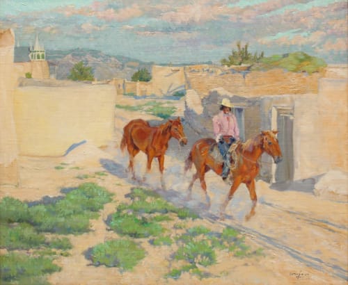 Walter Ufer, Riding Through Isleta