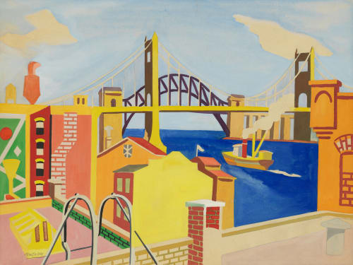 Jan Matulka, Hell Gate, New York City, 1936