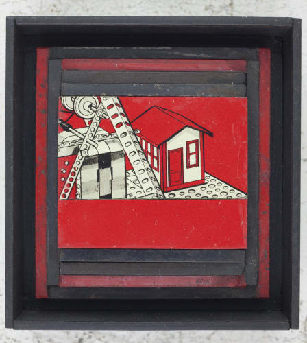 Randall Reid Red House steel + oil 4.5 x 4.25 x 2 inches