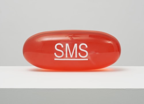 Damien Hirst Sudafed PE Clear polyurethane resin with ink pigment. 2014. Numbered, signed and dated in the cast. Published by Paul Stolper and Other Criteria. OC10050 / DHS18295 L 30cm x diameter 13cm Edition of 30