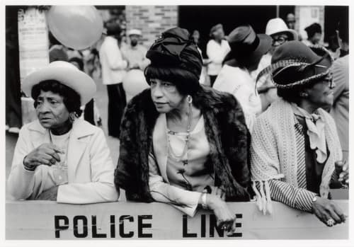 Dawoud Bey, Three Women at a Parade, 1978