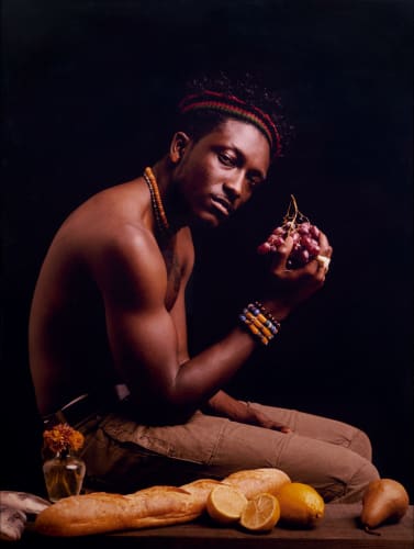 Awol Erizku, Boy Holding Grapes, 2012