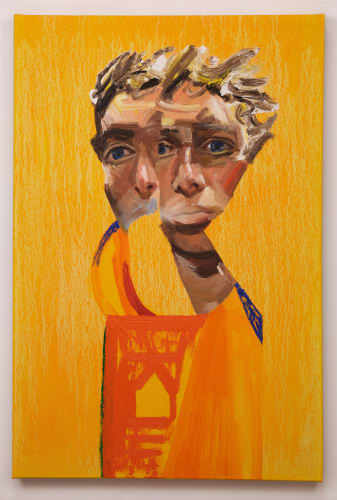 Erik Olson Self Portrait, 2024 Huile sur toile / Oil on canvas 30 x 20 " 76.2 x 50.8 cm