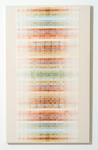 Judy Tuwaletstiwa Once Upon a Dream. Hallelujah 1., 2023 kiln-fired glass on canvas