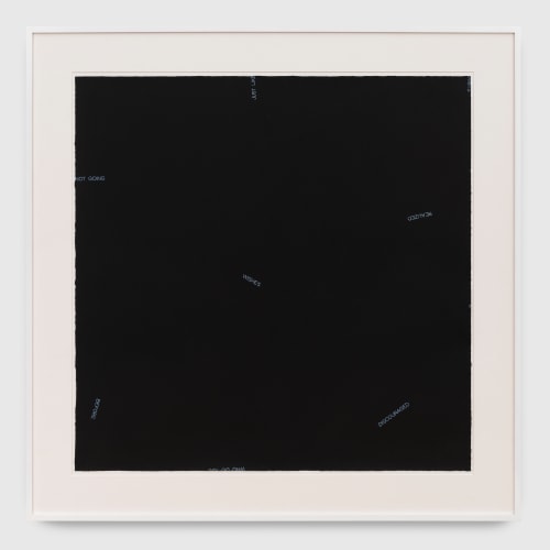 Robert Barry, Untitled, 1990