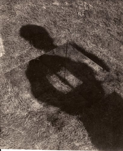 Keith ARNATT, Invisible Hole Revealed by the Shadow of the Artist, 1968