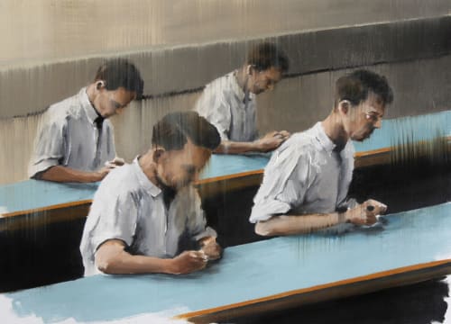 Enrico Freitag, Labor (Stripes- 2), 2017