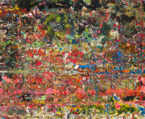 Emmanuel Barcilon Untitled, 2024 Varnish and pigment on wood 100 x 120 cm