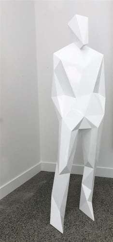 Ben Foster Benjamin, 2018 aluminium, waterborne automotive paint, edition of 3 + 1 AP 200.0 x 58.0 x 58.0 cm