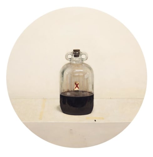 Damien Kurth Coder, 2014 Oil on board 80.0 x 80.0 cm