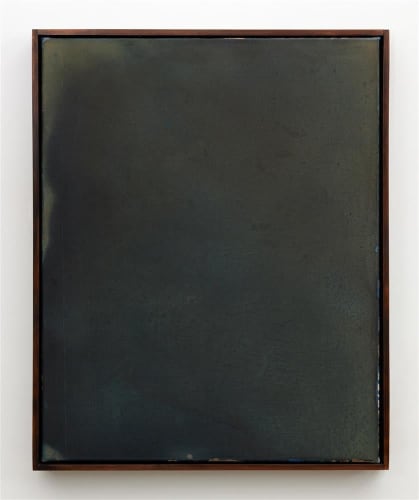 Kate van der Drift Nature Writing (Waipa) I, 2024 Toned cyanotype on canvas 510 x 410 mm