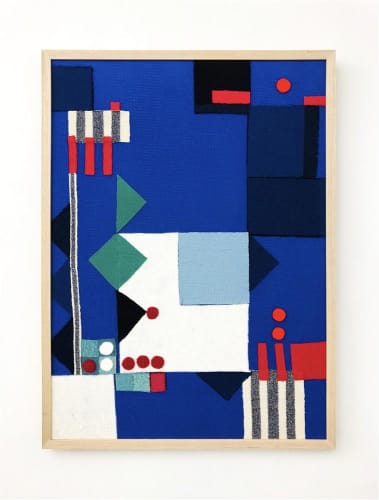 Julia Holderness Florence Weir skirt design with Vandyke border (for Brigid, Act 1), 2018 felt and wool appliqué 900 x 650 mm