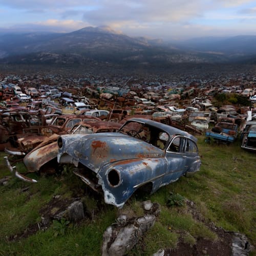 Pj Paterson Isaiah 6:11, 2014 digital collage photograph, edition of 3 + 1 AP 90.0 x 90.0 cm