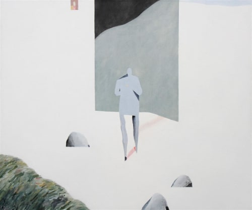 Alan Ibell Portrait Of Sisyphus (Study In Erosion), 2017 acrylic on canvas 100.0 x 120.0 cm