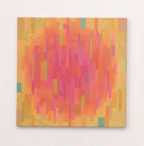 Philip Kelly FLANGER I, 2022 acrylic on linen 100.0 x 100.0 cm