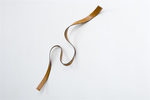 Ray Haydon Gesture VII, 2016 Carbon fibre, timber veneer 500 x 1700 x 200 mm