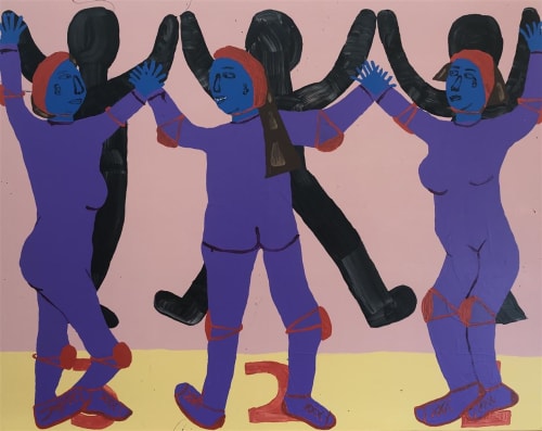 Claudia Kogachi Ganbatte!, 2019 acrylic on canvas 135.0 x 170.0 cm