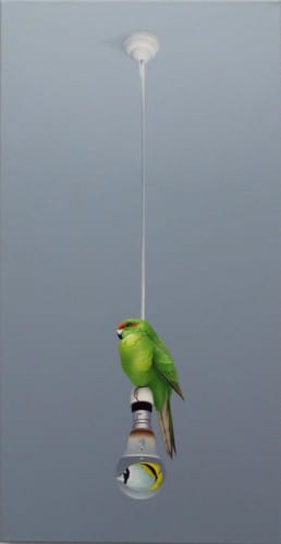 Paul Martinson Traffic Light, 2016 oil on canvas 91.0 x 45.0 cm