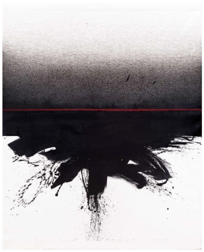 Golnaz Fathi Untitled 25, 2013 Acrylic, pen and varnish on canvas 146 x 128 cm