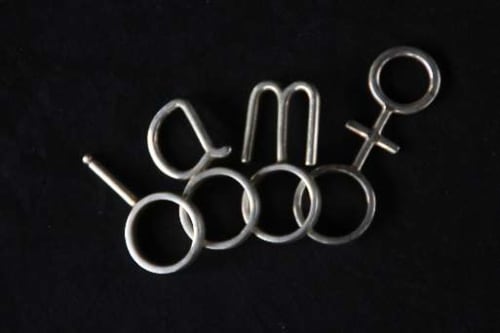 Karin Troy Koromuso silver rings, 2016