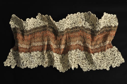 Nnenna Okore Agbogho, 2009 Clay and Burlap 49 x 28 x 4 inches