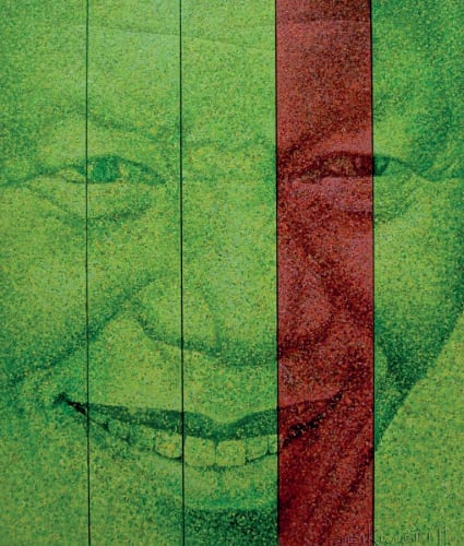 Chidi Kwubiri Cape of good hope II, 2011 Acrylic on canvas 150 x 125 cm