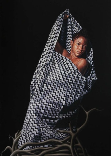 Olawunmi Banjo Choice of Freedom I , 2014 Oil on canvas 60” x 48”
