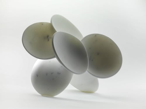 Almuth Tebbenhoff Giocoliere, 2011 Statuario Marble 17 3/4 x 17 3/4 x 15 3/4 in 45 x 45 x 40 cm