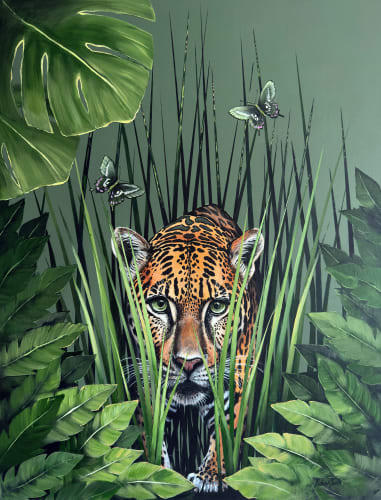 Deborah Jones A Cacadora (The Huntress), 2025 Oil and Acrylic On Canvas 102 x 76 cm