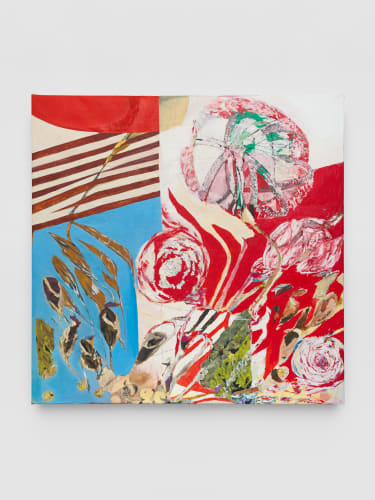 Ezra Cohen Homage to Knox Martin, after Jan De Heem, 2022-2023 Oil on canvas 76 x 74 in. (193 x 188 cm.)