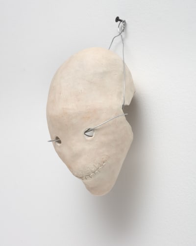 Daisy Youngblood Wired Waitress, 1977 Low fire clay and wire 6 1/4 x 6 1/4 x 4 in 15.9 x 15.9 x 10.2 cm
