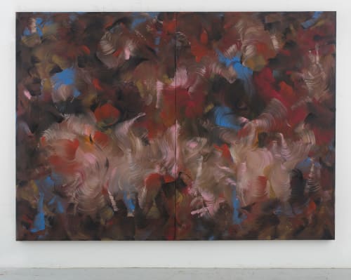 Erin Lawlor arcadia (midsummer), 2025 Oil on canvas 200 x 280 cm 78 3/4 x 110 1/4 inches Each Panel: 200 x 140cm