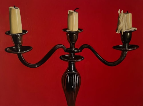 Thérèse Mulgrew Candelabra, 2024 Oil on canvas 12 x 16 inches 30.5 x 40.6 cm