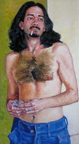 Lucy Bo Wang Every Drag Upon My Cigarette, 2006 Signed at bottom on front