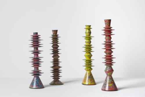 HAFFENDI ANUAR’s winning maquettes for the Powerhouse Commission: Machines for Modern Living (2017). Photo by Ben Westoby. Courtesy the artist, Cass Sculpture Foundation and Battersea Power Station, London.