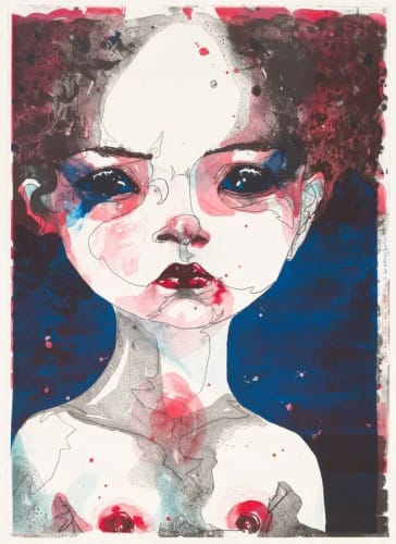 that's when i was another tree 1, 2007. Lithograph printed in four colors.