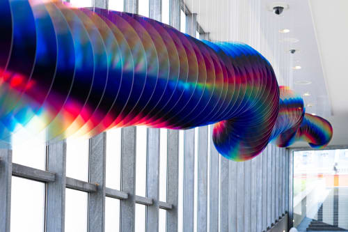 Photo: Felipe Pantone: Prospective. April 29 - October 1, 2023. Kunsthal Rotterdam. Rotterdam, NL