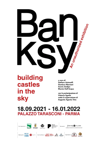Banksy Building Castles in the Sky Exhibition Cover