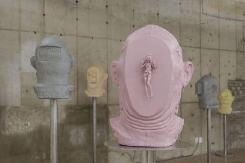 DON Sunpil, Portrait Fist No.02, 2020, ABS, resin, acrylic, figure, polyurethane foam, 55 x 40 x 45(d) cm