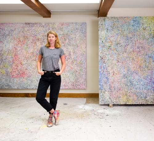 Vanessa Prager in her studio. Photo by Fredrik Nilsen Studio