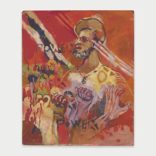 Kenwyn Crichlow, 'Power To The People,' 1975. ©Kenwyn Crichlow / Photo by Robert Wedemeyer