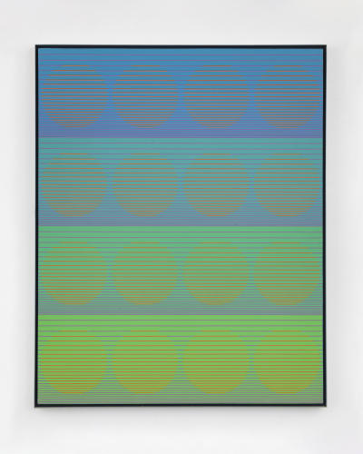 Julian Stanczak, 'Cool Solar,' 1974